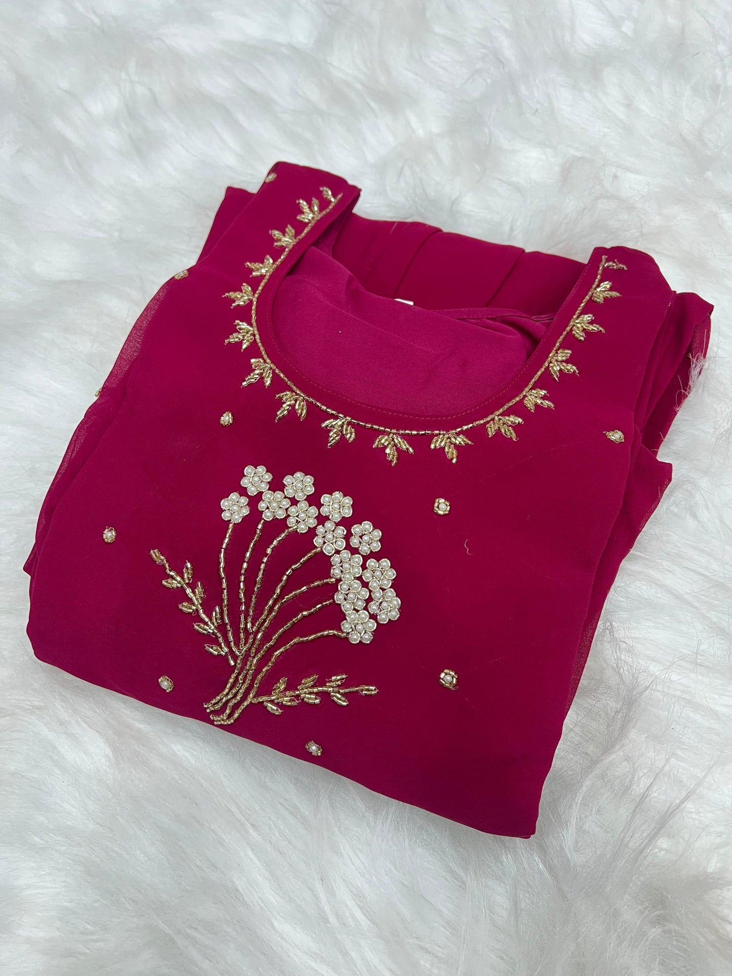 Dress with Khatli Maggam Handwork