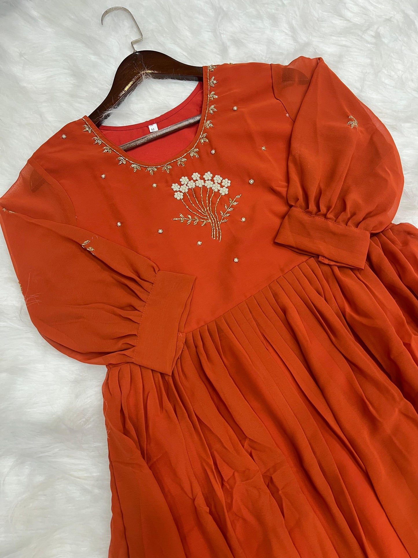 Dress with Khatli Maggam Handwork