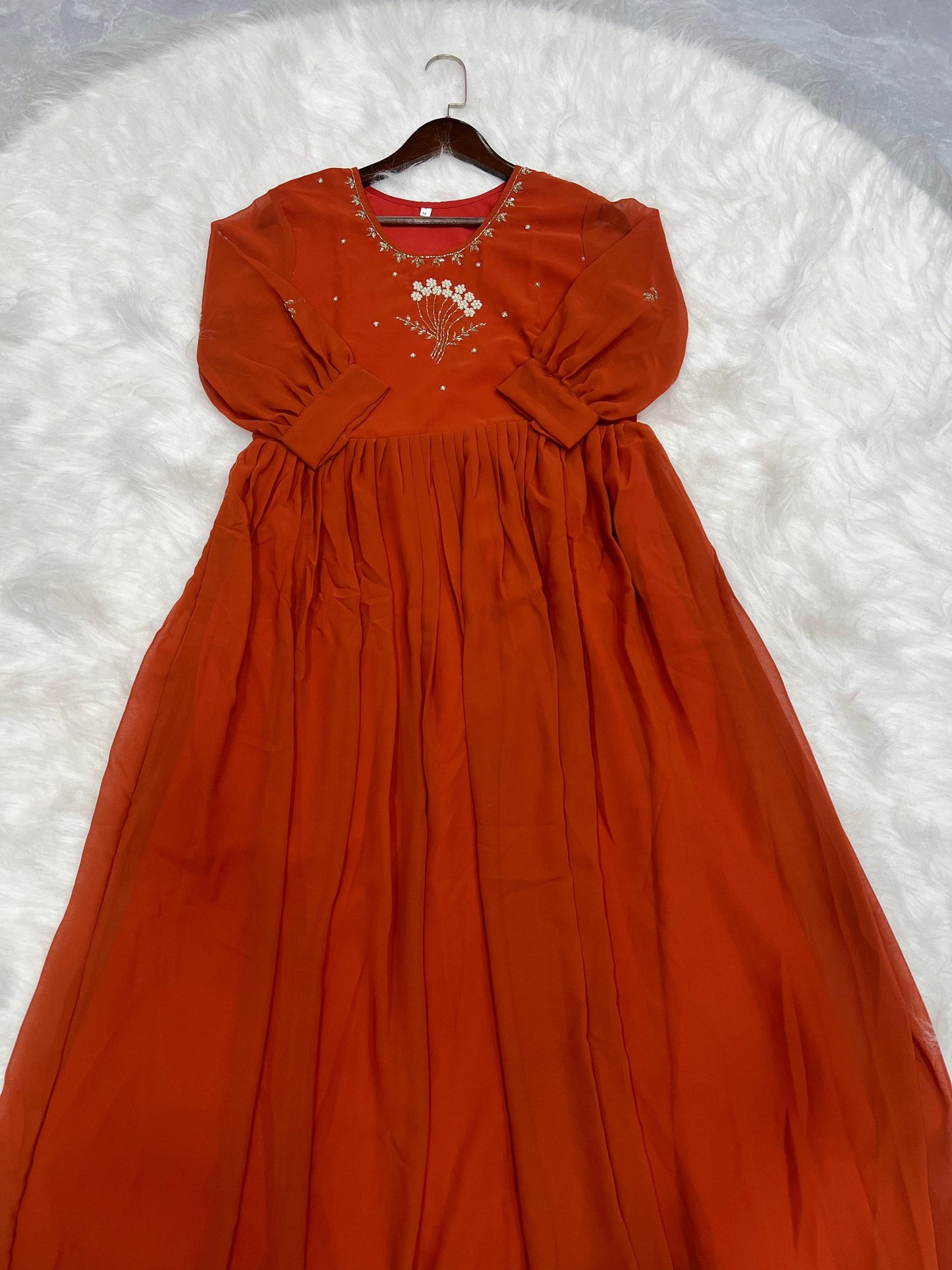 Dress with Khatli Maggam Handwork