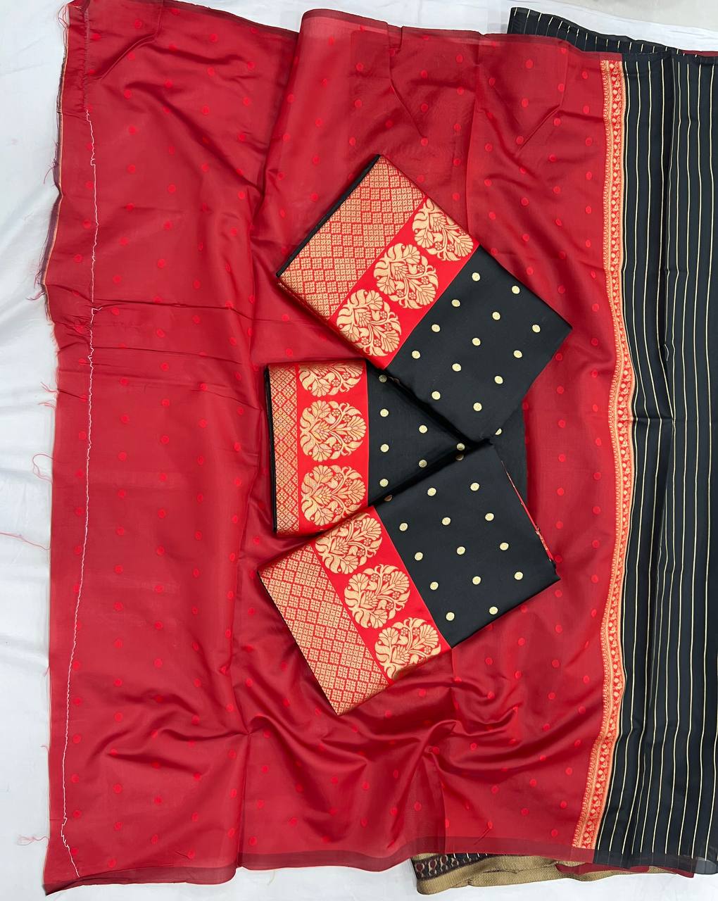 Silk Saree with Rich Pallu & All-Over Jacquard
