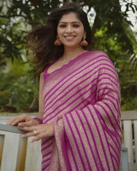 Silk Saree with Rich Pallu & All-Over Jacquard