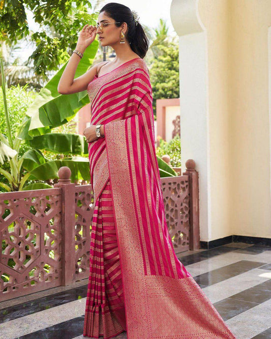 Silk Saree with Rich Pallu & Jacquard