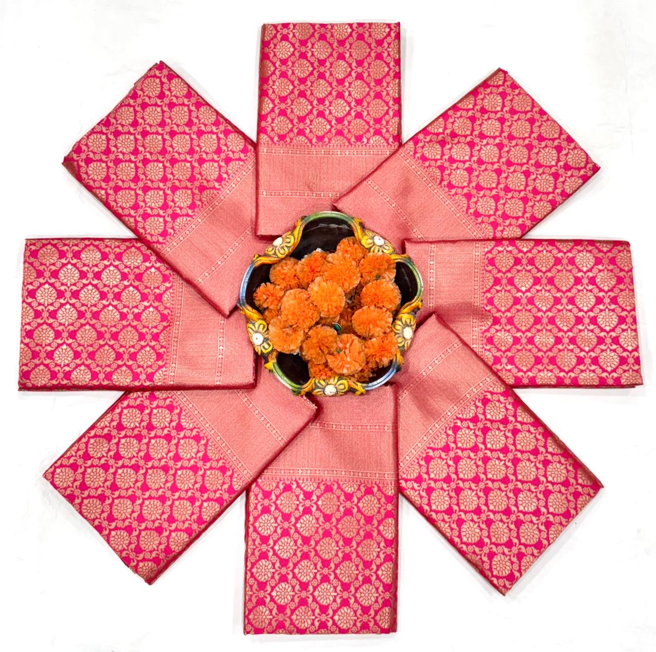Silk Saree with Rich Pallu & All-Over Jacquard
