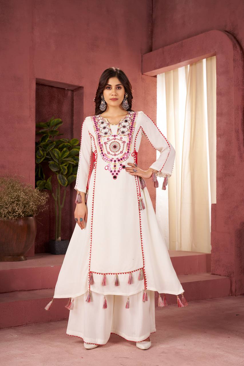 Reyon Cord-Set with Palazzo