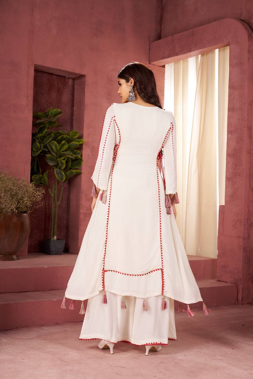Reyon Cord-Set with Palazzo