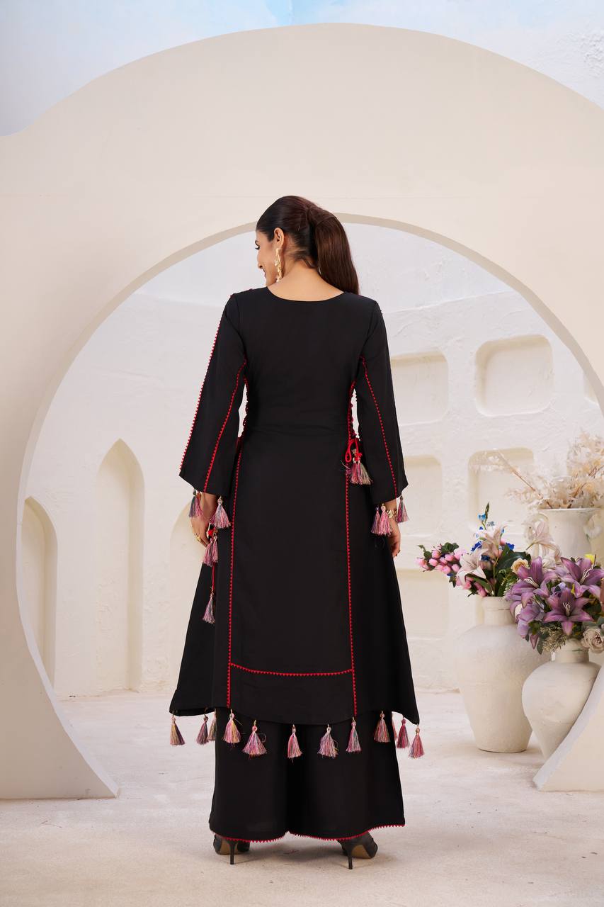 Reyon Cord-Set with Palazzo