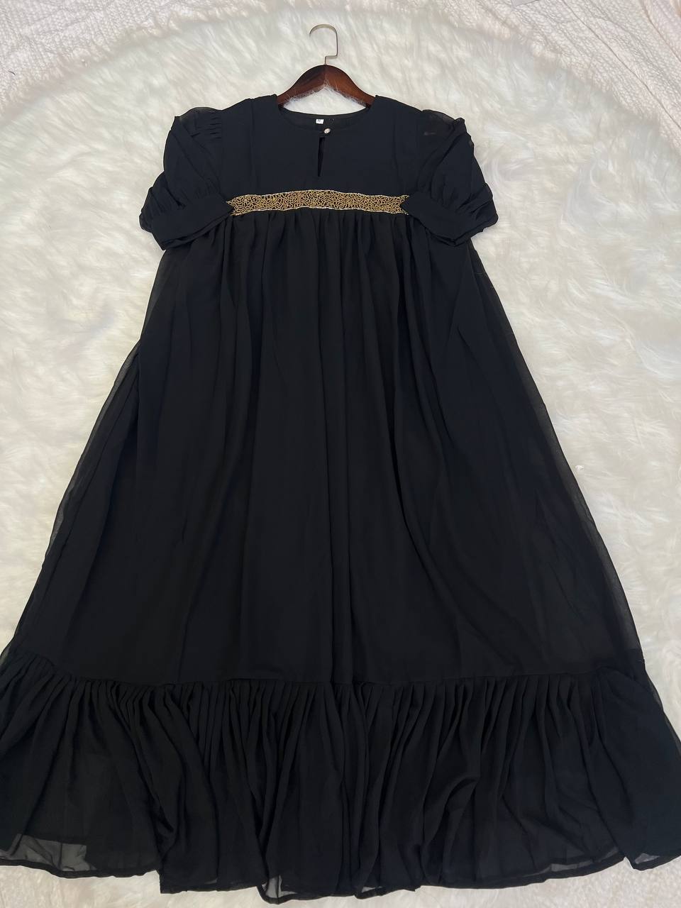 Georgette Dress with Khatli Maggam Handwork