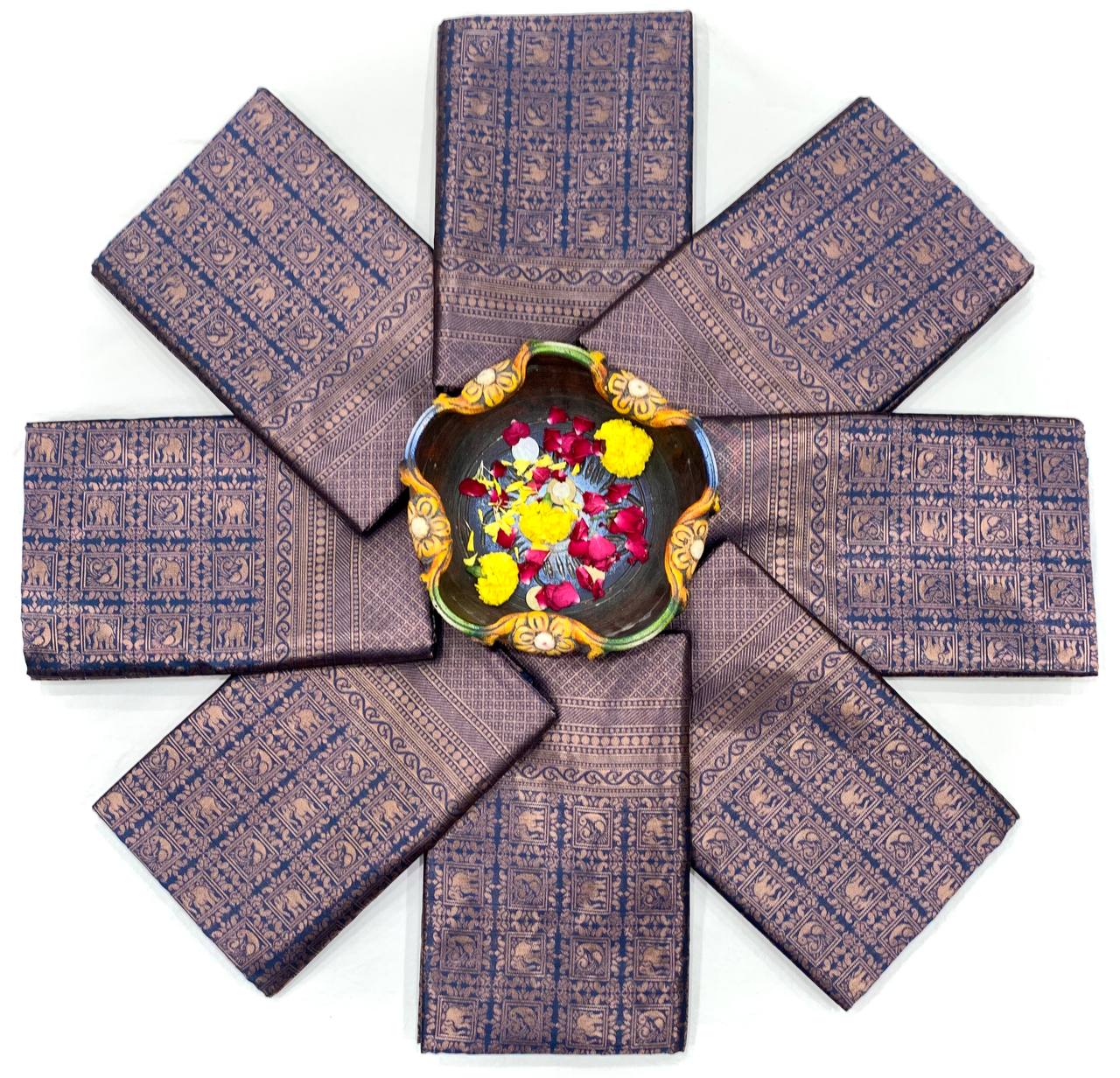 Soft Lichi Silk Saree with Rich Pallu