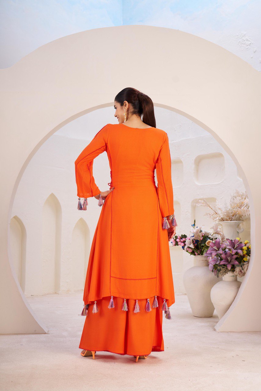 Reyon Cord-Set with Palazzo
