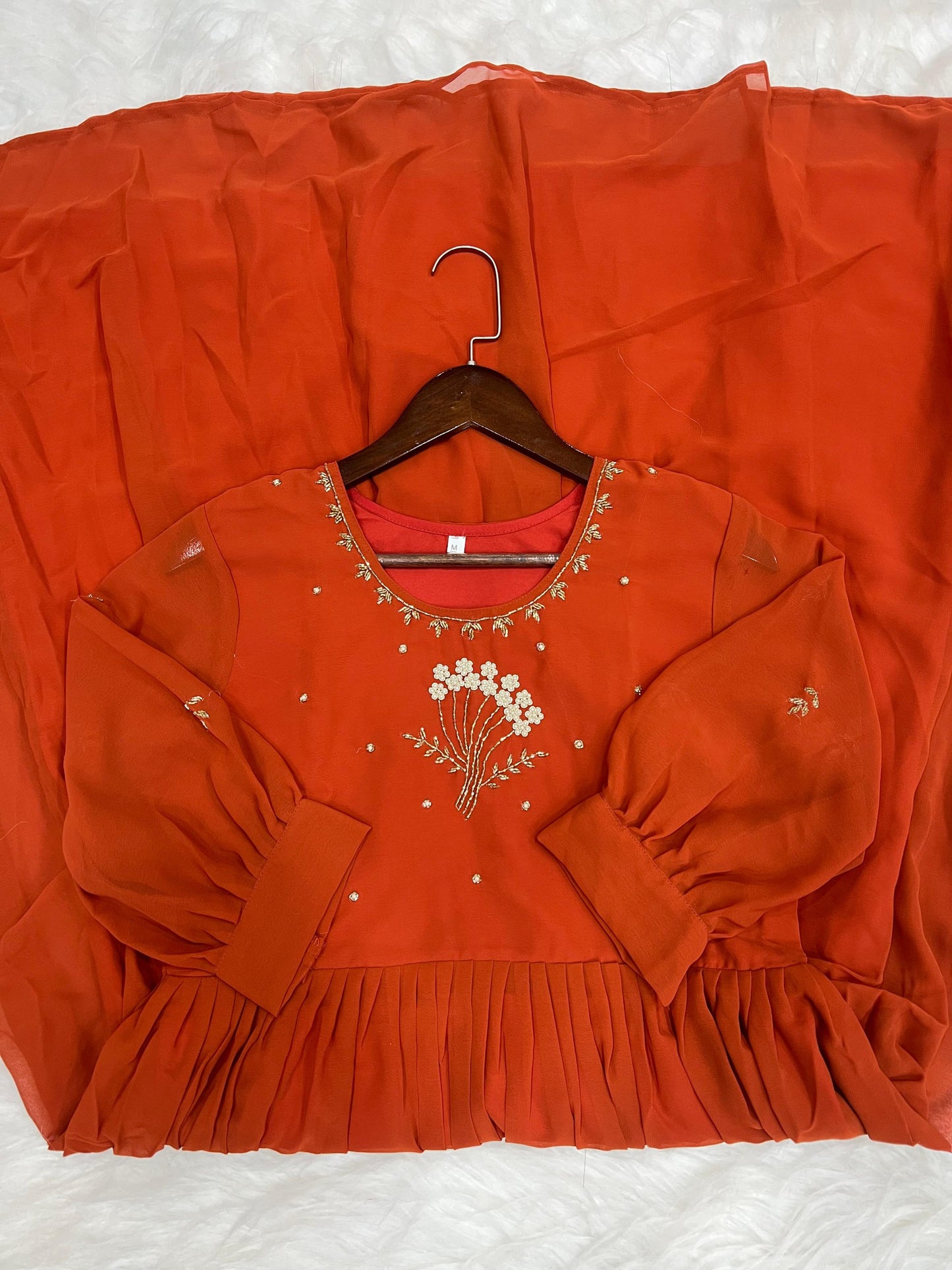 Dress with Khatli Maggam Handwork