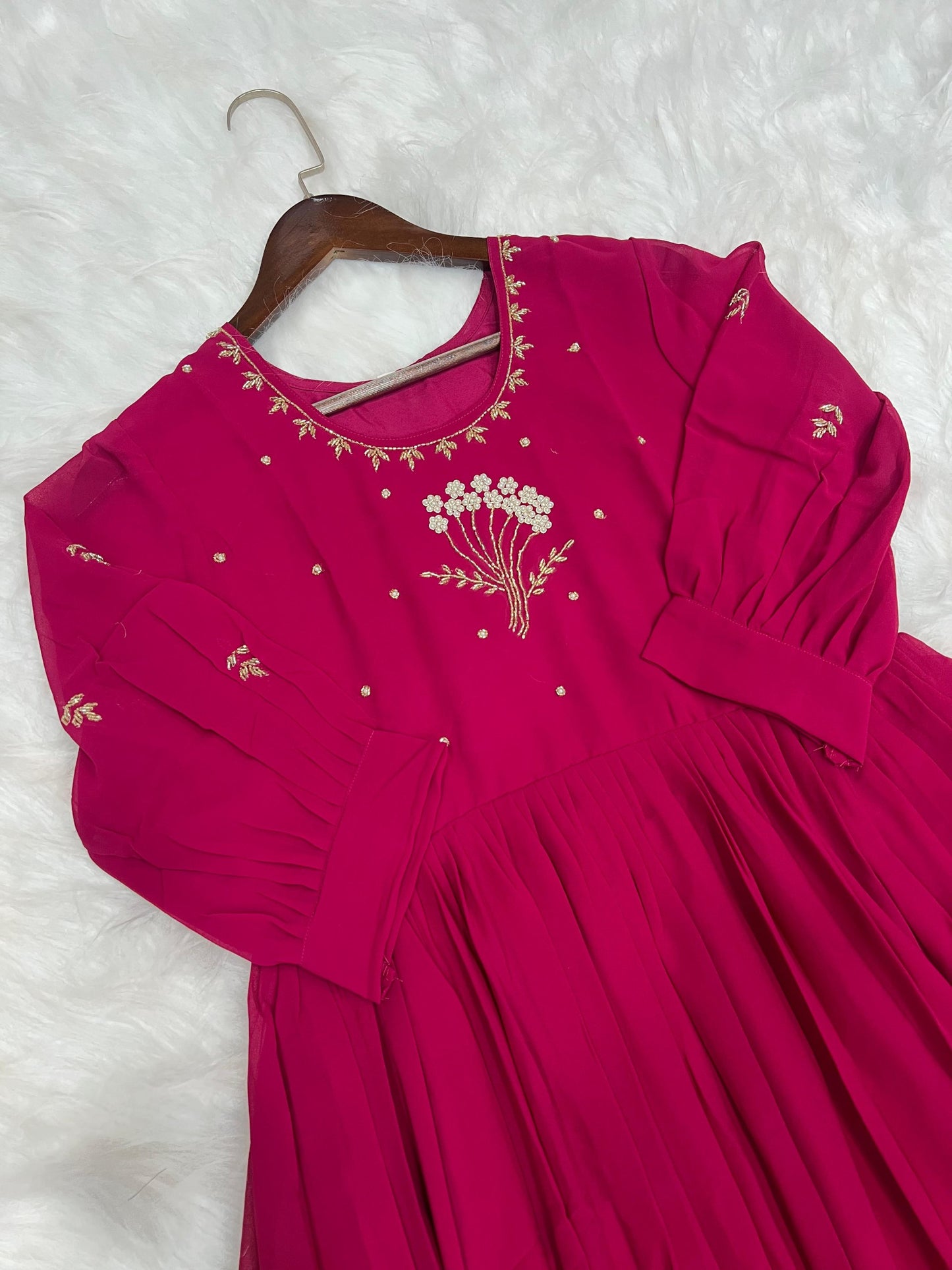 Dress with Khatli Maggam Handwork