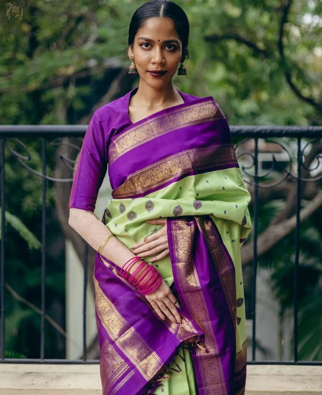 Silk Saree with Rich Pallu & All-Over Jacquard