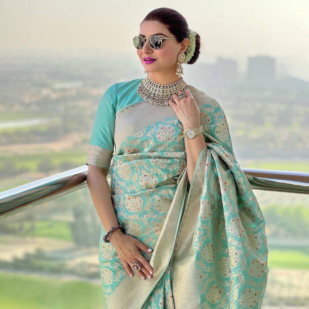 Soft Lichi Silk Saree with Rich Pallu