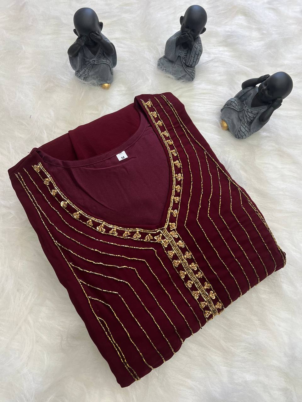 Georgette Dress with Handwork