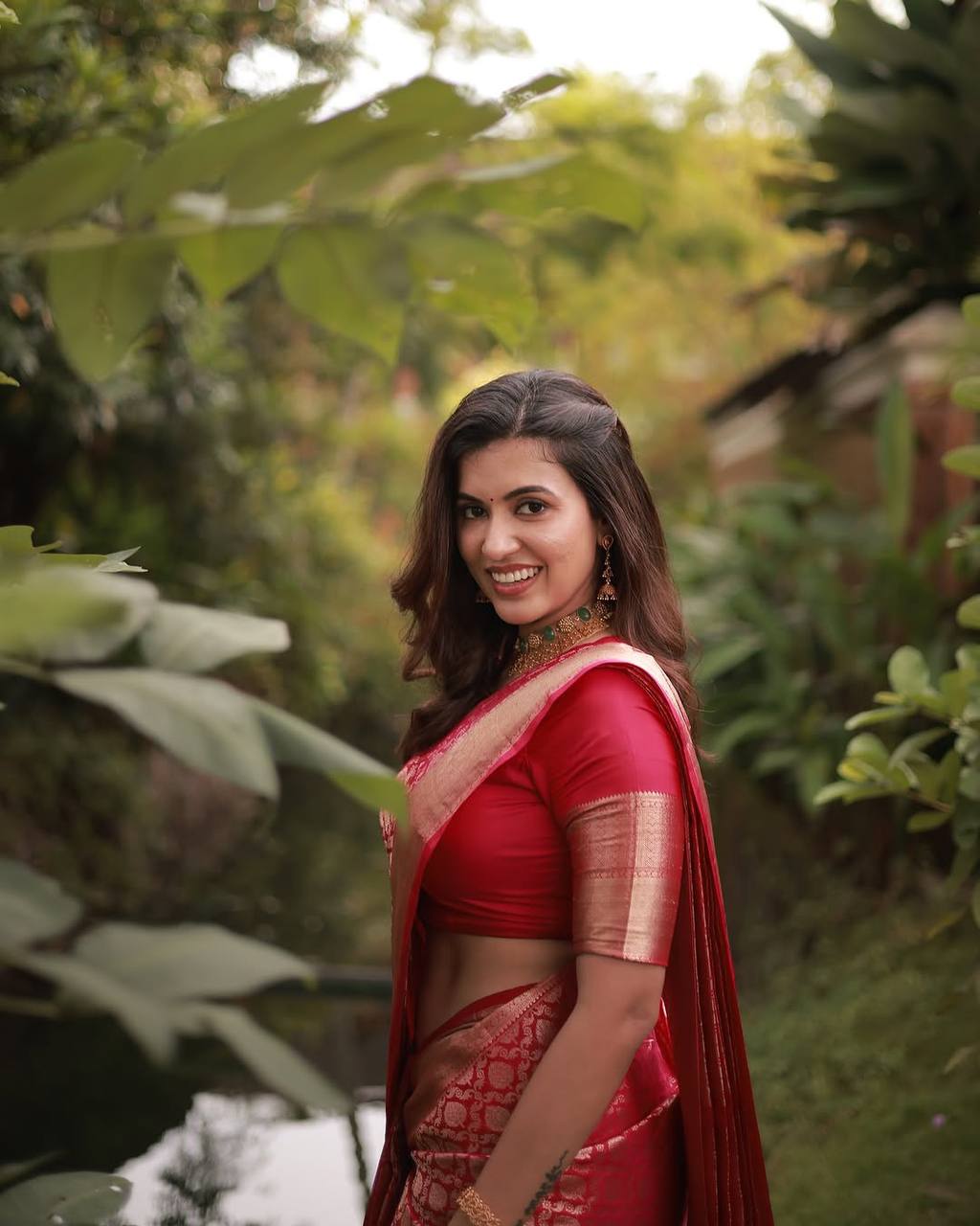 Silk Saree with Rich Pallu & All-Over Jacquard