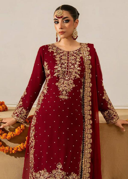 Georgette Plazo Suit Set with Rivet Moti & Sequin Work