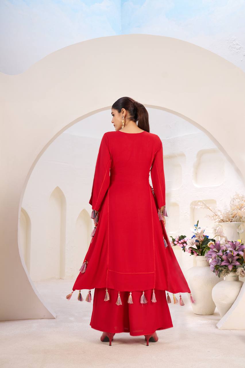 Reyon Cord-Set with Palazzo