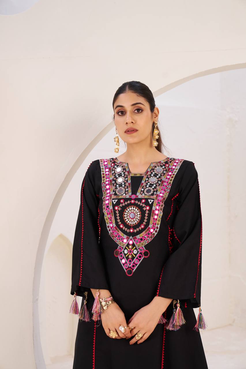 Reyon Cord-Set with Palazzo
