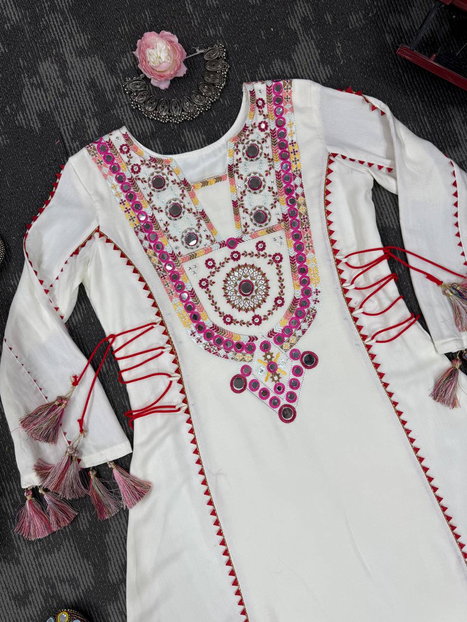 Reyon Cord-Set with Palazzo